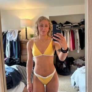 swimsuit set from dippin’ daisy’s, new with tags! size S